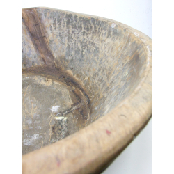 Misa z drewna egzotycznego Brąz XXL 74cm